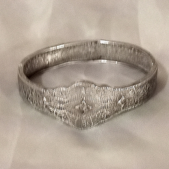 VINTAGE stamped 925 filigree art deco bracelet - Picture 1 of 4